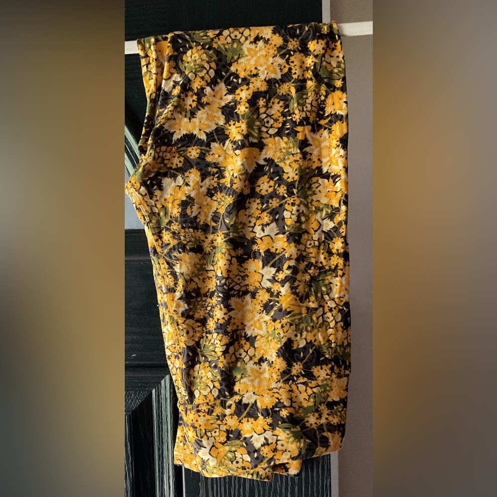 LuLaRoe Floral Leggings OS